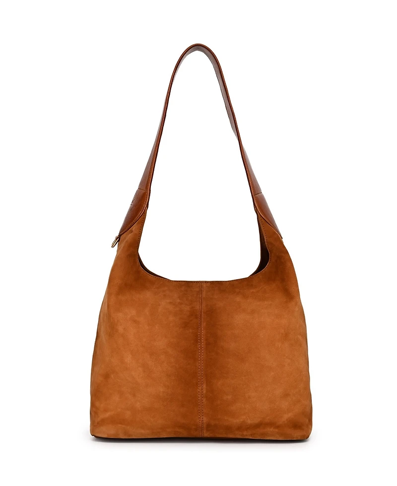 Old Trend Hydrangea Medium Vintage Ombre Hobo Handbag