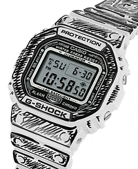 G-Shock Men's Japanese Quartz Digital White Resin Watch 42.8mm