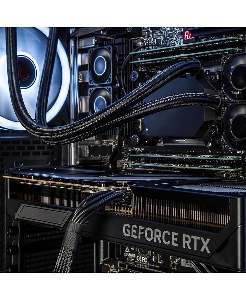 Clx Horus Creator Workstation-Liquid Cooled Amd Ryzen Threadripper 9980X 3.2GHz 64-Core, 256GB DDR5, Rtx 5090 32GB, 4TB Ssd, WiFi, Windows 11 Pro