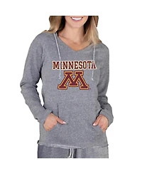 Concepts Sport Women's Gray Minnesota Golden Gophers Mainstream Lightweight Terry Pullover Hoodie