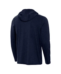 Antigua Men's Navy Michigan Wolverines 2026 Ncaa Men's Basketball National Champions Tidy Quarter-Zip Hoodie