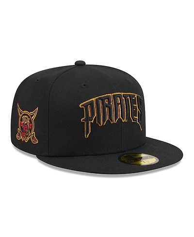 New Era Men's Black Pittsburgh Pirates 2026 City Connect 59FIFTY Fitted Hat