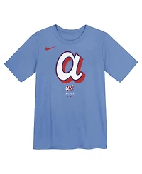 Nike Preschool Light Blue Atlanta Braves 2026 City Connect Logo T-Shirt