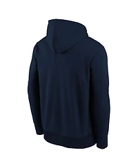 Nike Big Boys and Girls Navy Cleveland Guardians Authentic Collection Therma-fit Hoodie