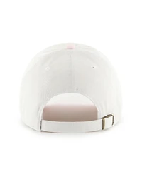 '47 Brand Women's White/Pink New York Yankees Gelato Two-Tone Clean Up Adjustable Hat