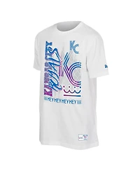 New Era Men's White Kansas City Royals 2026 Connect Photo Real T-Shirt