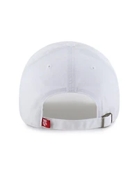 '47 Brand Men's White Wisconsin Badgers Vault Clean Up Adjustable Hat