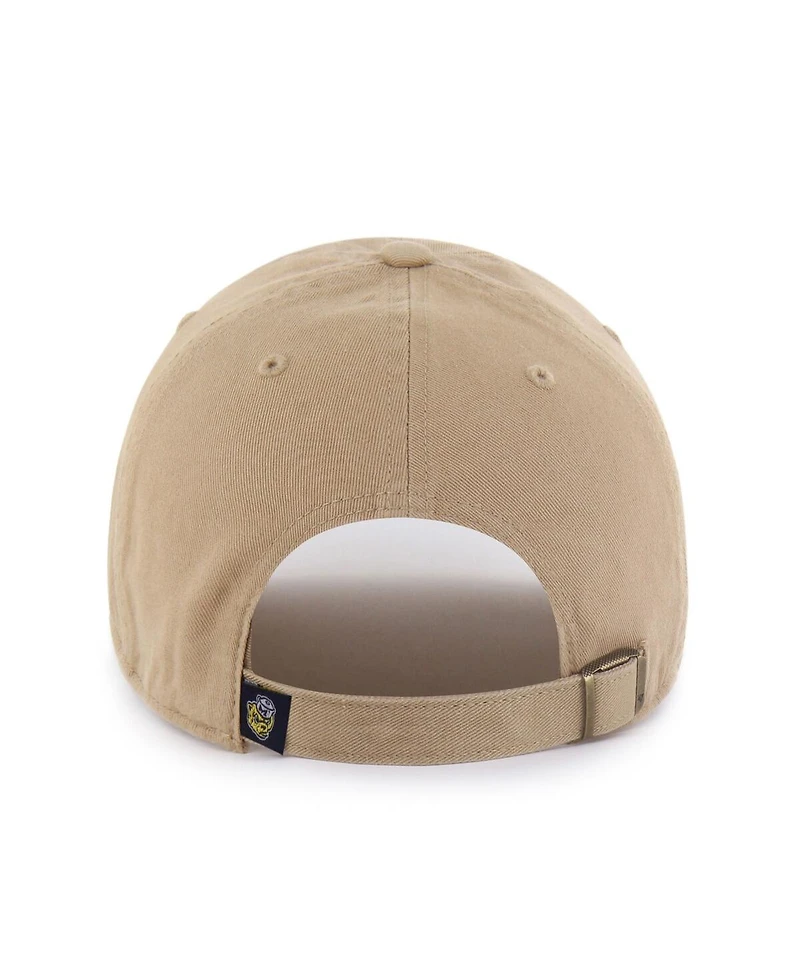 '47 Brand Men's Khaki Michigan Wolverines Vault Clean Up Adjustable Hat