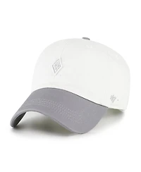 '47 Brand Men's and Women's White/Silver Las Vegas Aces Contemporary Two-Tone Clean Up Adjustable Hat