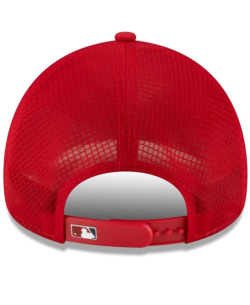 New Era Men's Washington Nationals 2026 Batting Practice Apex 9FORTY Adjustable Trucker Hat
