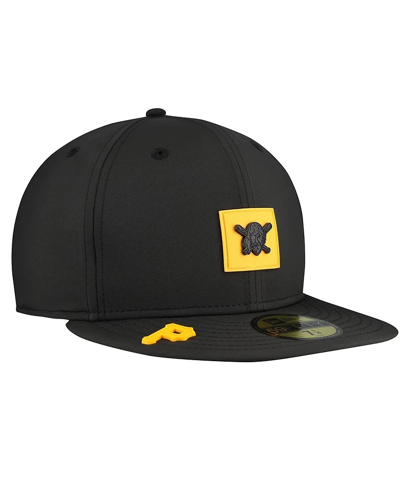 New Era Men's Black Pittsburgh Pirates 2026 Clubhouse Alternate 59FIFTY Fitted Hat