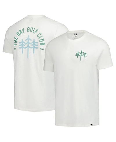 '47 Brand Men's White the Bay Golf Club Distressed Backer Scrum T-Shirt