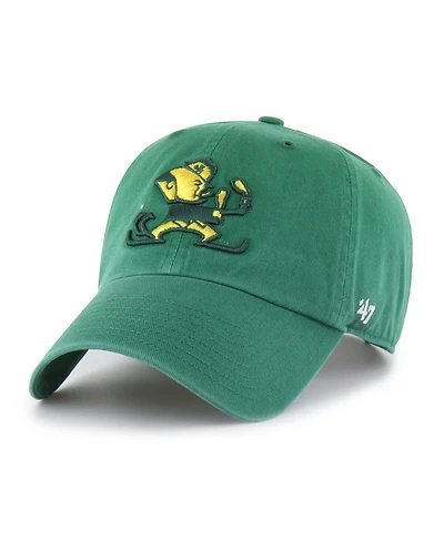 '47 Brand Men's Green Notre Dame Fighting Irish Clean Up Adjustable Hat