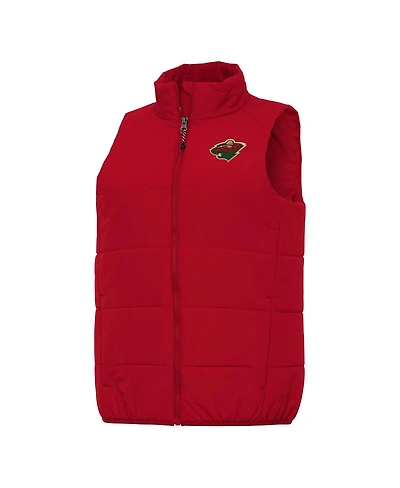 Antigua Women's Red Minnesota Wild Experience Full-Zip Vest