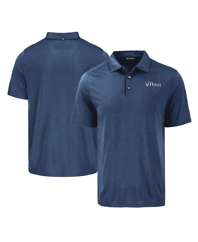Cutter & Buck Men's Navy Pennsylvania Quakers Coastline Epic Comfort Eco Polo Shirt