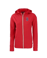 Cutter & Buck Women's Red Boston Red Sox Daybreak Eco Full-Zip Hoodie