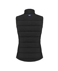 Cutter & Buck Women's Black Akron RubberDucks Evoke Hybrid PrimaLoft Eco Softshell Full-Zip Vest