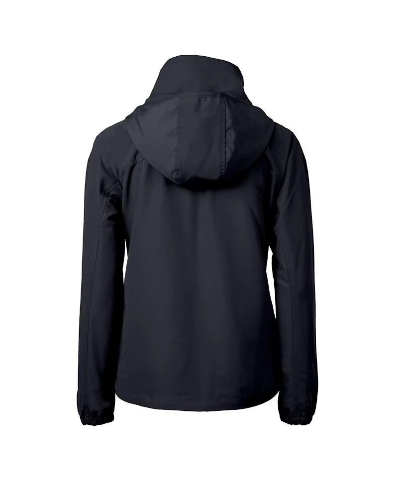 Cutter & Buck Women's Black Ohio State Buckeyes Charter Eco Full-Zip Jacket