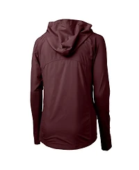Cutter & Buck Women's Maroon Minnesota Golden Gophers Adapt Eco Knit Full-Zip Hoodie