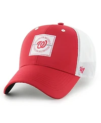 '47 Brand Men's Red Washington Nationals Disburse Mvp Trucker Adjustable Hat