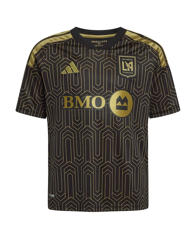 Adidas Big Boys and Girls Son Heung-Min Black Lafc 2026 Primary Kit Replica Jersey
