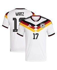Adidas Men's Florian Wirtz White Germany National Team 2026 Home Replica Jersey