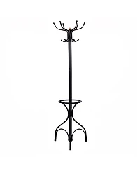 Gouun Metal Frame Freestanding Metal Coat Rack with Multiple Hooks