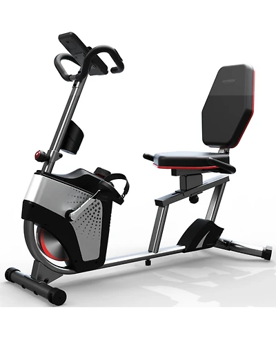 Harison Recumbent Exercise Bike, 350 lbs Capacity, Magnetic with Lcd Monitor (Hrm-B50A)