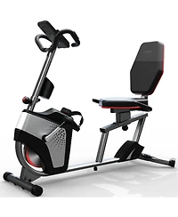 Harison Recumbent Exercise Bike, 350 lbs Capacity, Magnetic with Lcd Monitor (Hrm-B50A)