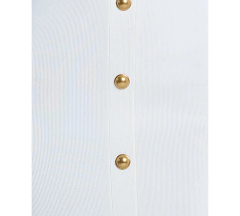 Michael Kors Women's V-Neck Sleeveless Midi Dress