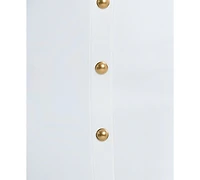 Michael Kors Women's V-Neck Sleeveless Midi Dress