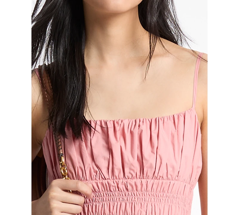 Michael Kors Women's Smocked Bubble Hem Dress