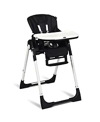 Gouun Foldable Highchair with Adjustable Backrest Recline and Removable Tray