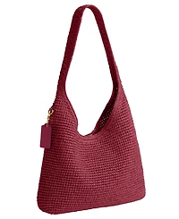 Coach Refined Straw Brooklyn Small Shoulder Bag 28