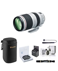 Canon Ef 100-400mm f/4.5-5.6L Is Ii Usm Lens, Bundle with Vnd Filter, Filter Kit, Soft Lens Case, Lens Cleaner, Cleaning Kit, Universal Lens Cap