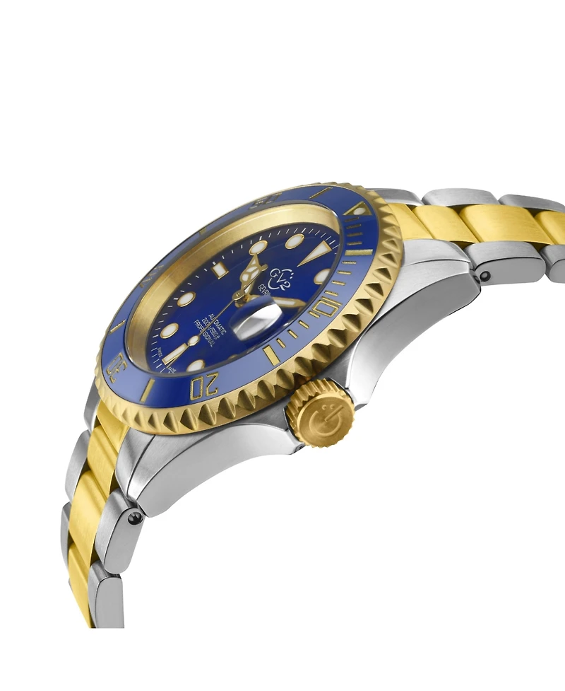 GV2 by Gevril Men's Liguria Swiss Automatic Two toned Ss Ipyg Bracelet Watch