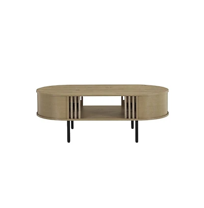 New Classic Furniture Brax 47.25 in. Oval Wood Coffee Table