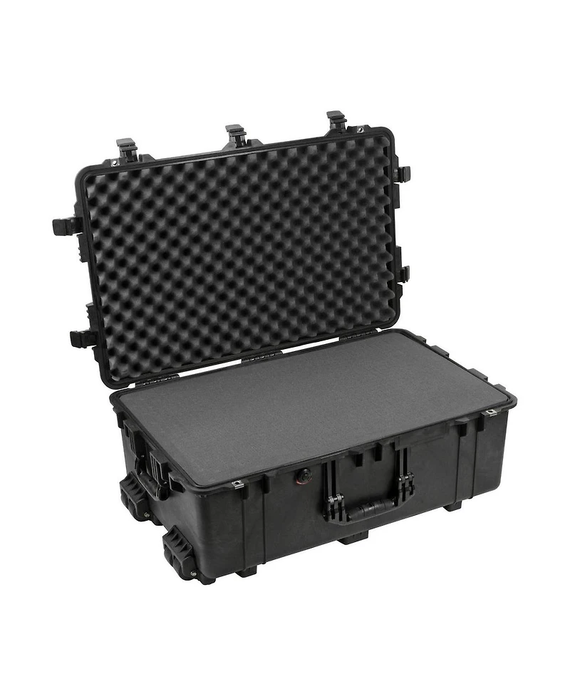 Pelican 1650 Watertight Wheeled Hard Case with Foam Insert - with Pelican lid organizer f/1650-1654