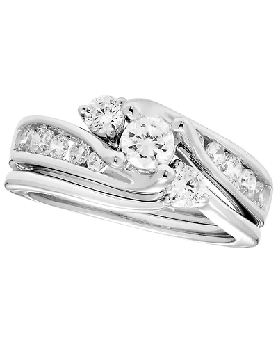 Macy's Diamond Bridal Set (1 ct. t.w.) in 14k White Gold