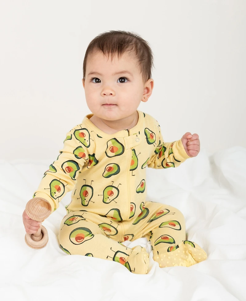 Leveret Baby One-Piece Cotton Sleep and Play Footed Pajamas - Novelty Prints