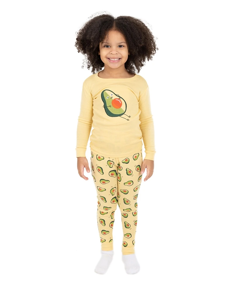 Leveret Baby Girls Two-Piece Cotton Long Sleeve Shirt and Pants Pajama Set - Sweet Playful Prints