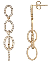 Wrapped in Love Diamond Oval Link Earrings (1 ct. t.w.) in 14k Yellow Gold