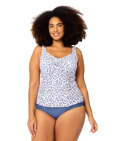 Raisins Curve Plus Sasha Sweetheart Neck Tankini Top
