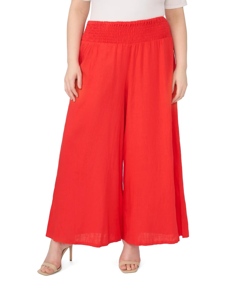 Vince Camuto Plus Cropped Wide-Leg Pants