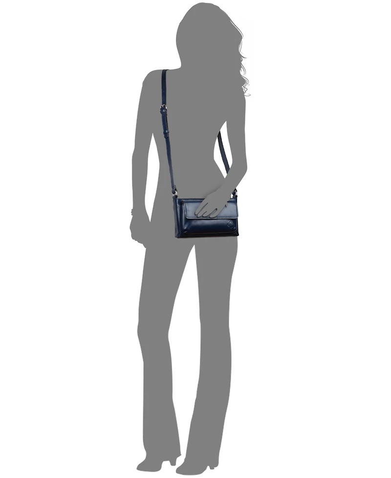 Patricia Nash Dovera Mini Leather Crossbody