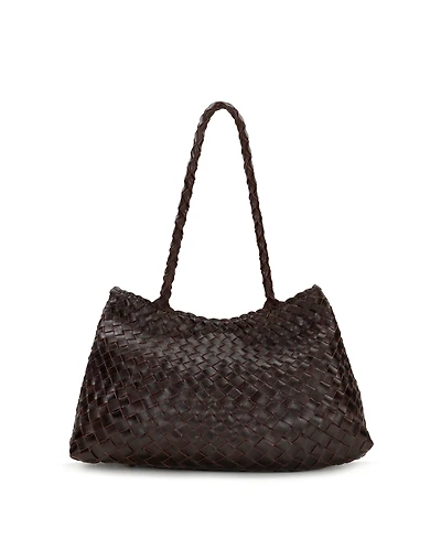 Patricia Nash Cheri Hand Stained Woven Large Satchel Handbag