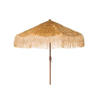 Augusta Home Tiki 9 Ft Crank Umbrella