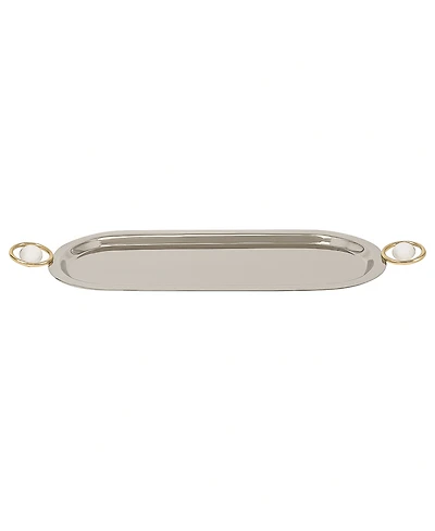 Classic Touch Oval Tray, 23.2"