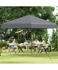 Sugift 10 X 10 Feet Pop up Canopy Tent with Portable Carrying Bag and 8 Stakes
