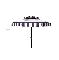 Augusta Home Elsa 9Ft Double Top Crank Umbrella